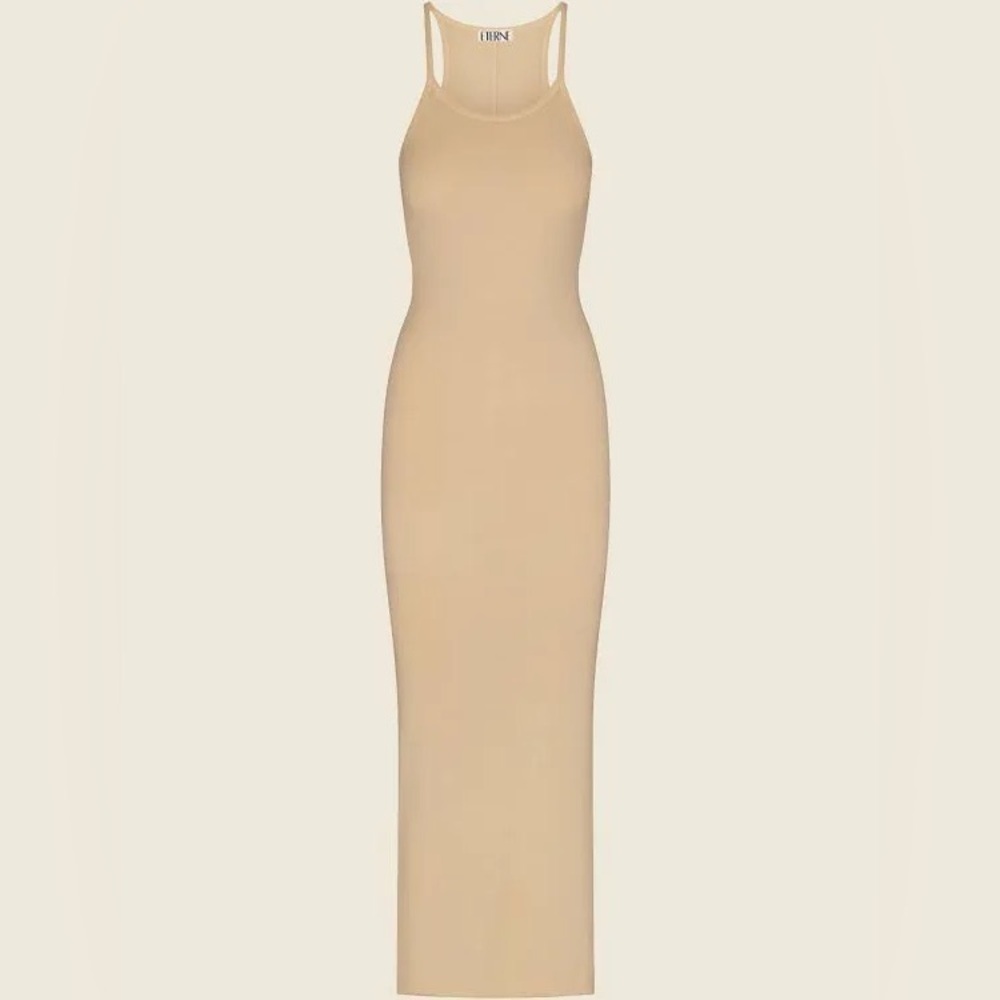 Eterne Tank Dress Maxi Sand NWT
